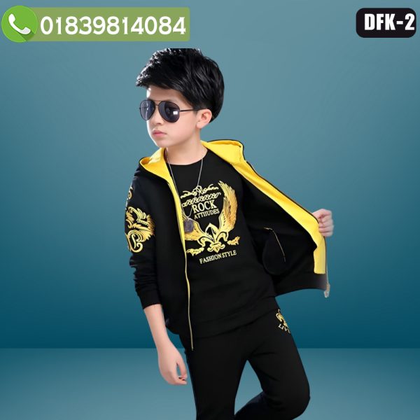 হুডি, T-shirt, এবং প্যান্ট সেট ( Code 101) - Image 5